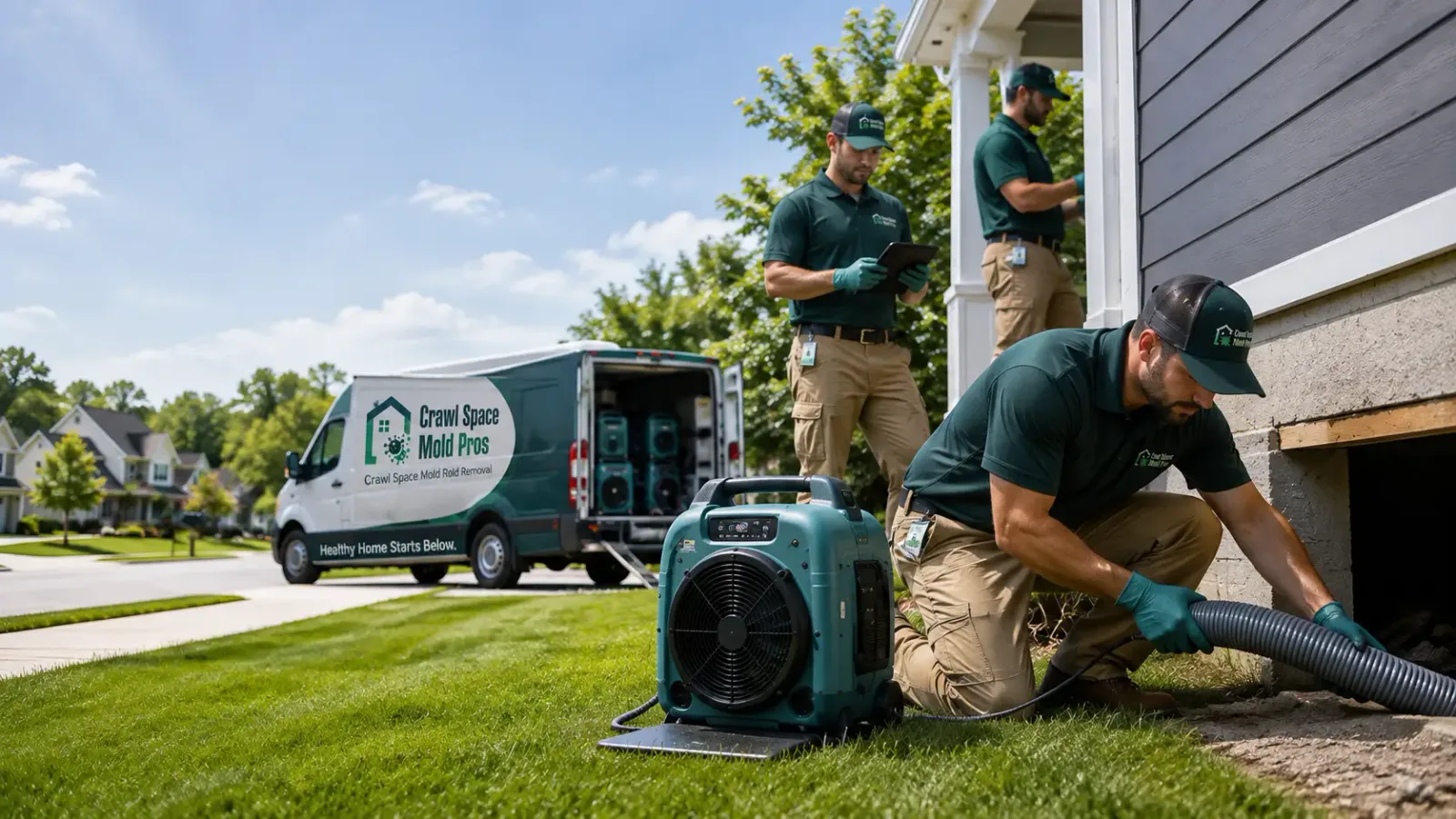 Crawl Space Mold Removal in Garfield, KY
